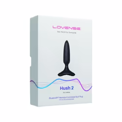 Lovense Hush 2 Plug anal Noir Silicium 1 pièce(s) - Vue supplémentaire 3