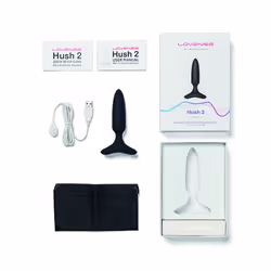 Lovense Hush 2 Plug anal Noir Silicium 1 pièce(s) - Vue supplémentaire 4