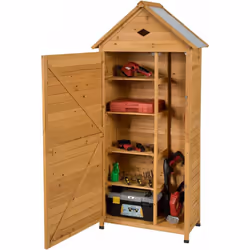 Description générale Cette cabane à outils spacieuse et durable est idéale pour le rangement de vos outils de jardinage. Avec ...