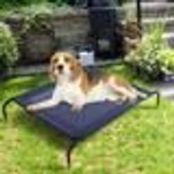 Lit sur Pieds pour Chien Chat - COSTWAY - Taille L - Capacité 45KG - Tissu Textilène