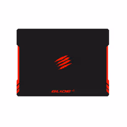 Mad Catz GLIDE 4, Noir, Rouge, Motif, Microfibre, Tapis de souris de jeu