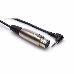 Hosa Technology XVS-102F, 3,5mm, Mâle, XLR (3-pin), Femelle, 0,61 m, Noir