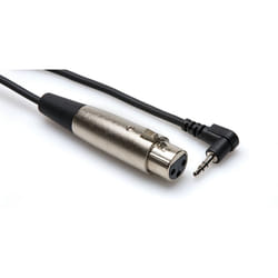 Hosa Technology XVS-102F câble audio 0,61 m 3,5mm XLR (3-pin) Noir
