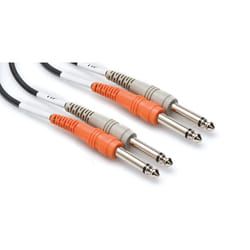 Hosa Technology CPP201 câble audio 1 m 2 x 6,35 mm 2 x 6,35 mm TS Multicolore