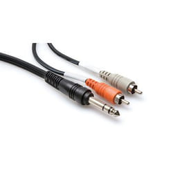 Hosa Technology TRS-202 câble audio 2 m 6,35 mm 2 x RCA Multicolore
