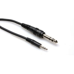 Hosa Technology CMS-105 câble audio 1,52 m 3,5mm 6,35 mm TRS Noir