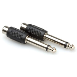 Hosa Technology RCA/6.35 mm TS Noir