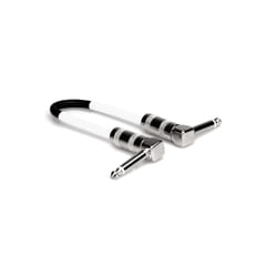 Hosa Technology CPE-112 câble audio 0,3 m 6,35 mm TRS Noir, Blanc