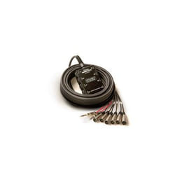 Hosa Technology SH-6X2-50 connecteur de fils XLR Noir
