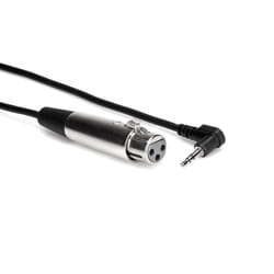 Hosa Technology XVM-110F câble audio 3 m XLR (3-pin) TRS 3,5 mm Noir