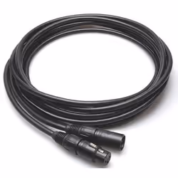 Hosa Technology CMK-010AU, XLR (3-pin), Mâle, XLR (3-pin), Femelle, 3,05 m, Noir