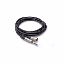 Hosa Technology HSX-003, 6,35 mm TRS, Mâle, XLR (3-pin), Mâle, 0,915 m, Noir