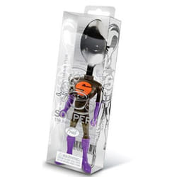 FRED Souper! Cuillère à soupe Synthétique ABS Noir, Violet 1 pièce(s)