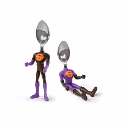 FRED Souper! Cuillère à soupe Synthétique ABS Noir, Violet 1 pièce(s)
