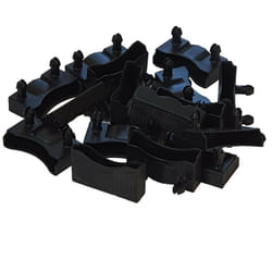 Ebac Literie - Lot de 10 embouts noir pour lattes 48 x 8 mm