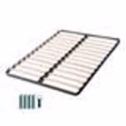 Sommier à lattes + pieds 90x190 C213 - 13 lattes bois - Fabrication française