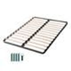 Sommier à lattes + pieds 90x190 C213 - 13 lattes bois - Fabrication française