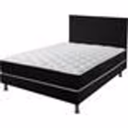 Matelas + sommier tapissier 160x200 Ressorts - Ramage - Soutien ferme