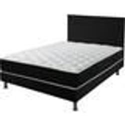 Matelas + sommier tapissier 160x200 Ressorts - Ramage - Soutien ferme