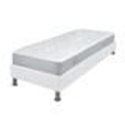 Matelas + sommier tapissier 90x190 Mousse - Melior - Soutien ferme - Blanc