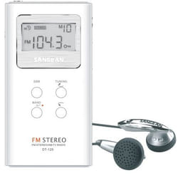 Sangean DT-120 Portable Numérique Blanc