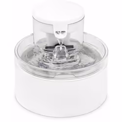 La fontaine pour animaux Outlast™ Petsafe est la première fontaine au monde sans pompe ! La technologie brevetée HydroSpin™ f ...