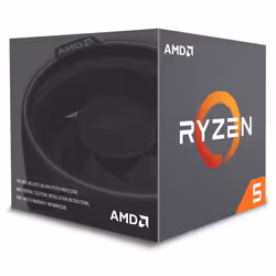 AMD Ryzen 5 2600, AMD Ryzen™ 5, Emplacement AM4, 12 nm, AMD, 3,4 GHz, 32 bits, 64-bit