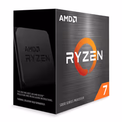 AMD Ryzen 7 5800X, AMD Ryzen™ 7, Emplacement AM4, 7 nm, AMD, 5800X, 3,8 GHz