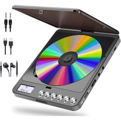 Lecteur CD Portable - GENERIC - Bluetooth 5.0 - Rechargeable - Transmetteur FM - Antichoc