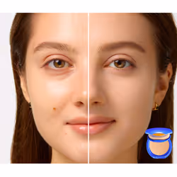Recharge maquillage solaire compacte Uv Protective SPF30 #Beige Moyen
