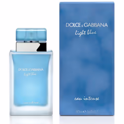 Dolce&Gabbana Light Blue Eau Intense 50 ml, Femmes, 50 ml, Pomme, Citron, Jasmin, Ambre, Musc, 1 pièce(s)