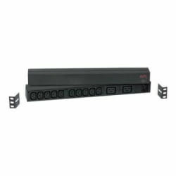 APC RACK PDU BASIC 1 U 16A 230V unité de distribution d'énergie 12 sortie(s) CA 0U/1U Noir