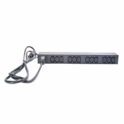 APC Basic Rack PDU, Basique, 0U/1U, Monophasé, horizontale/verticale, Noir, 12 sortie(s) CA