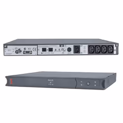 APC Smart-UPS SC 450VA, 230V convertible Tour/Rack 1U, Interactivité de ligne, 0,45 kVA, 280 W, Sinus, 151 V, 302 V