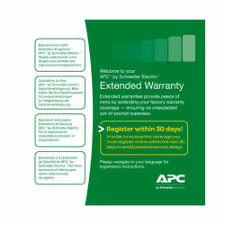 APC Service Pack 3 Year Extended Warranty, 3 année(s), 24x7