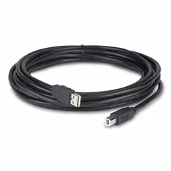 APC NetBotz USB Latching Cable, LSZH, 5m, 5,00 m, USB A, USB B, Mâle/Mâle, Noir