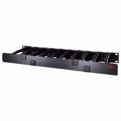 APC AR8612, Panneau de gestion de câbles, Noir, 1U, TAA, REACH, 483 mm, 16,6 cm