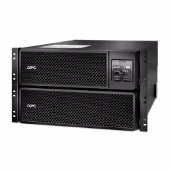 APC Smart-UPS On-Line SRT8KRMXLI - 8000 VA, 6x C13, 4x C19, sortie monophasée câblée, montable en rack, NMC intégré, Double-c ...