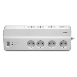 APC SurgeArrest Essential Blanc 8 sortie(s) CA 230 V 2 m