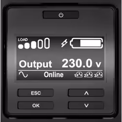 APC SRT3000XLW-IEC alimentation d'énergie non interruptible Double-conversion (en ligne) 3 kVA 2700 W 8 sortie(s) CA - Vue supplémentaire 6