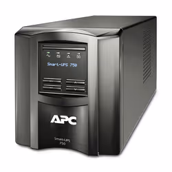 APC SMT750C, Interactivité de ligne, 0,75 kVA, 500 W, Sinus, 82 V, 144 V