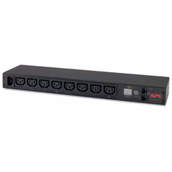 APC AP7820B, Avec mesure en ligne, 0U/1U, horizontale/verticale, Noir, 8 sortie(s) CA, Coupleur C13