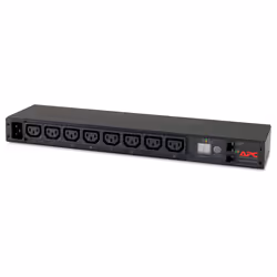 APC AP7821B, Avec mesure en ligne, 0U/1U, horizontale/verticale, Noir, 8 sortie(s) CA, Coupleur C13