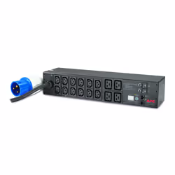 APC AP7822B, Avec mesure en ligne, 2U, Monophasé, horizontale/verticale, Noir, 16 sortie(s) CA