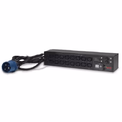 APC AP7922B, Avec mesure en ligne, Commutable, 2U, Monophasé, horizontale, Noir, 16 sortie(s) CA