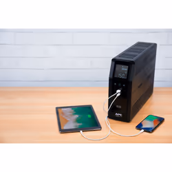 APC BACK UPS PRO BR 1200VA alimentation d'énergie non interruptible Interactivité de ligne 1,2 kVA 720 W 8 sortie(s) CA - Vue supplémentaire 10
