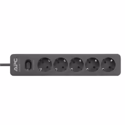 APC PME5B-GR protection surtension Noir 5 sortie(s) CA 230 V 1,5 m