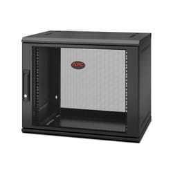 APC NetShelter WX 9U Single Hinged Wall-mount Enclosure 400mm Deep. Rack monté sur le mur Noir