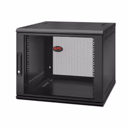 APC NetShelter WX 9U Single Hinged Wall-mount Enclosure 600mm Deep, Rack monté sur le mur, 9U, 90 kg, 16,7 kg, Noir
