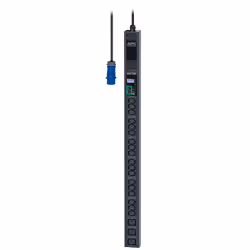 APC EPDU1116M, Avec mesure en ligne, 0U, Monophasé, verticale, Aluminium, Noir